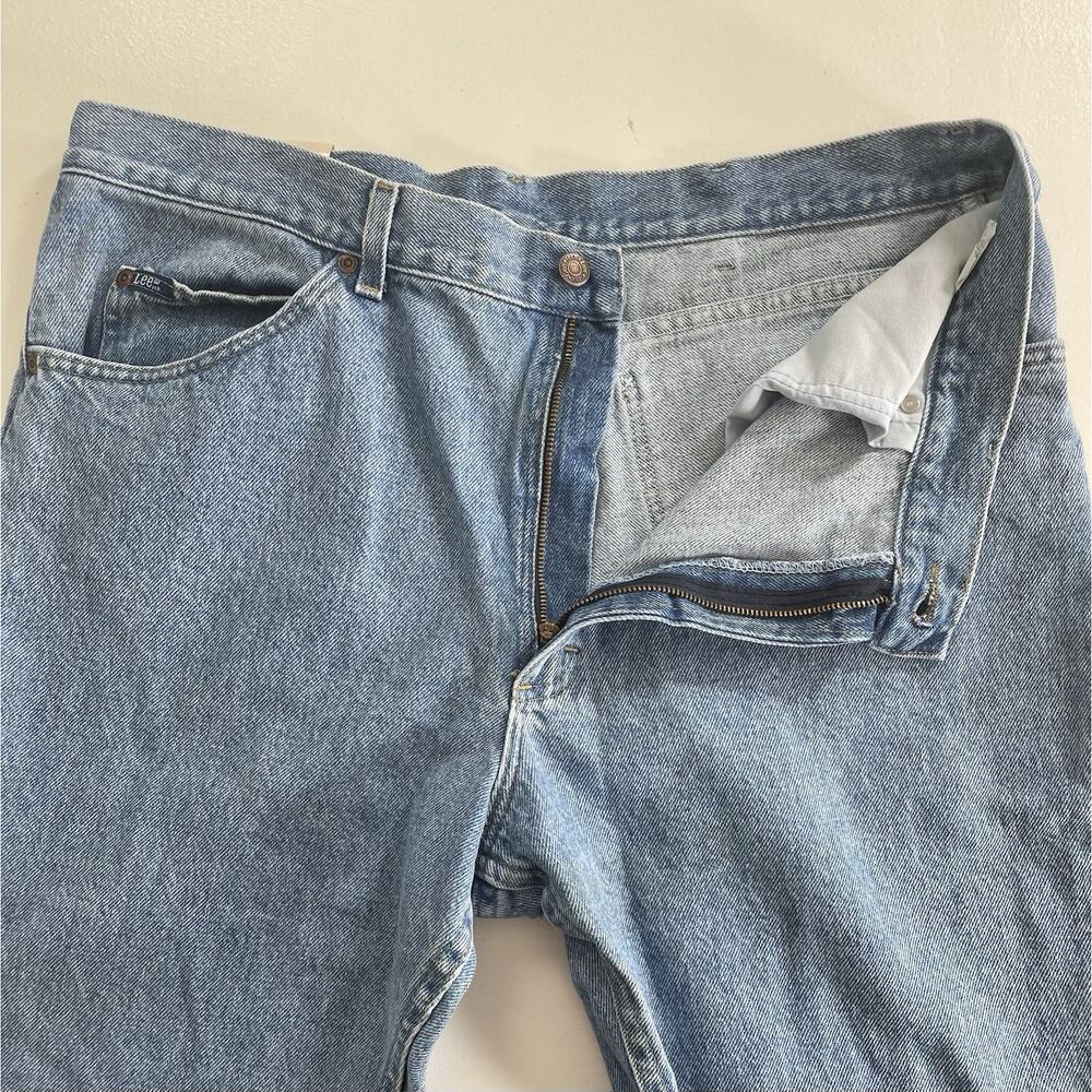 Vintage Lee Jeans Sears Mens Regular Fit Eurobleach Blue Size 40 x 30 New (NWT) - Picture 5 of 16